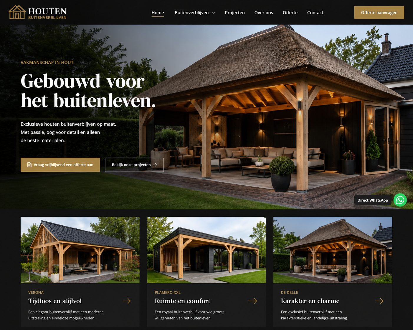 Houten Buitenverblijven